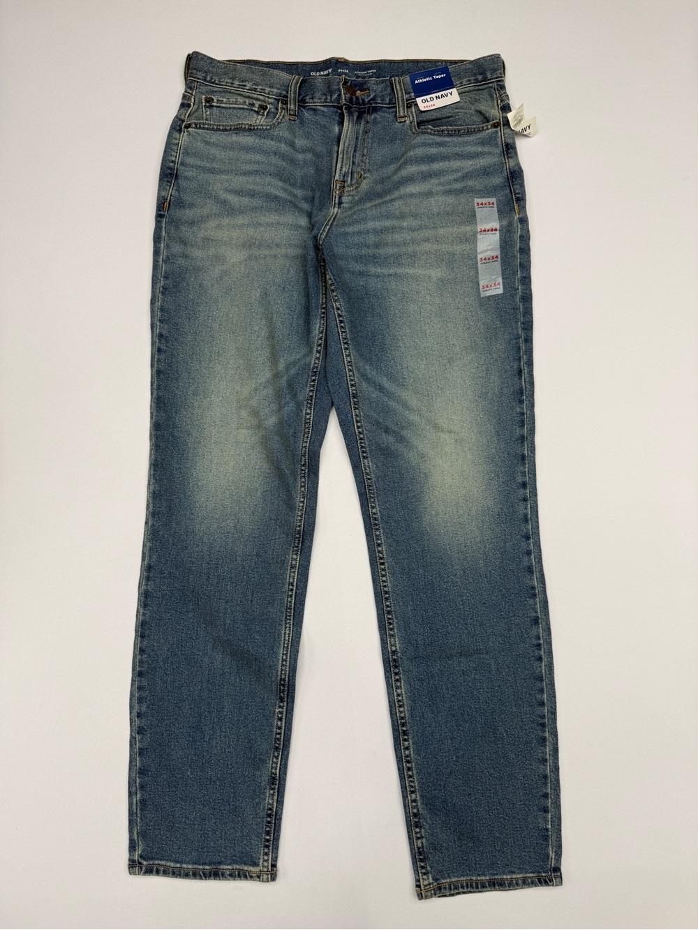 Old Navy Men's Athletic Taper Built-In Flex Jeans 34x34 NWT